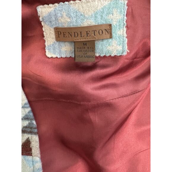 Vintage Pendleton Wool Vest Western Aztec Medium women’s - Picture 5 of 8
